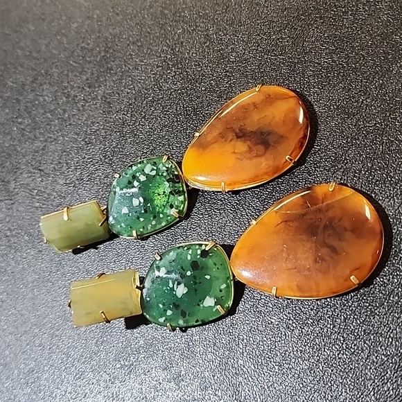 ZARA Stone Earrings - Picture 6 of 10